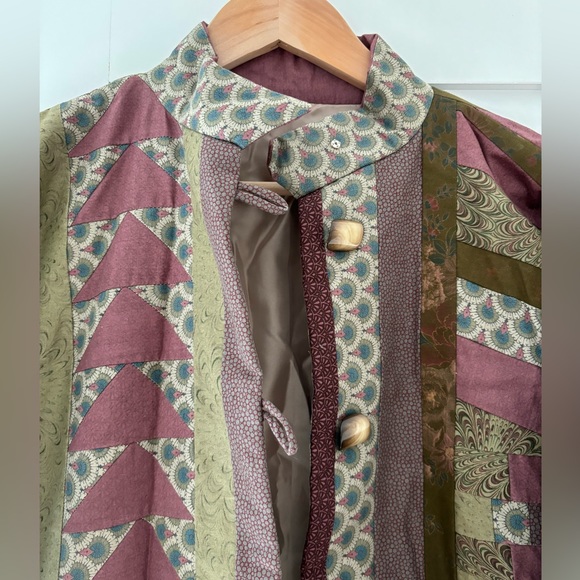 Vintage quilted jacket coat Size Medium/Large - Picture 2 of 11